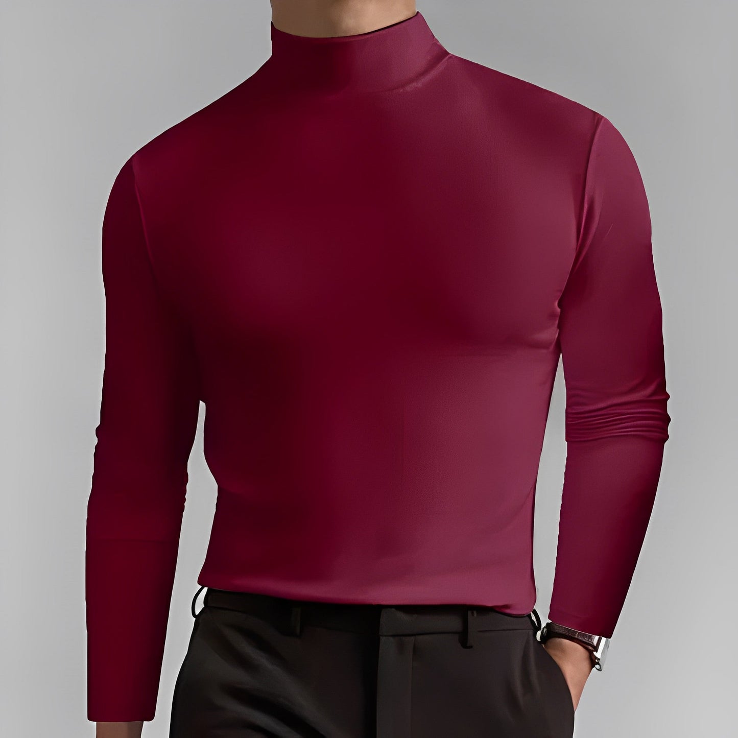 Koni | Hochgeschlossenes Herren-T-Shirt