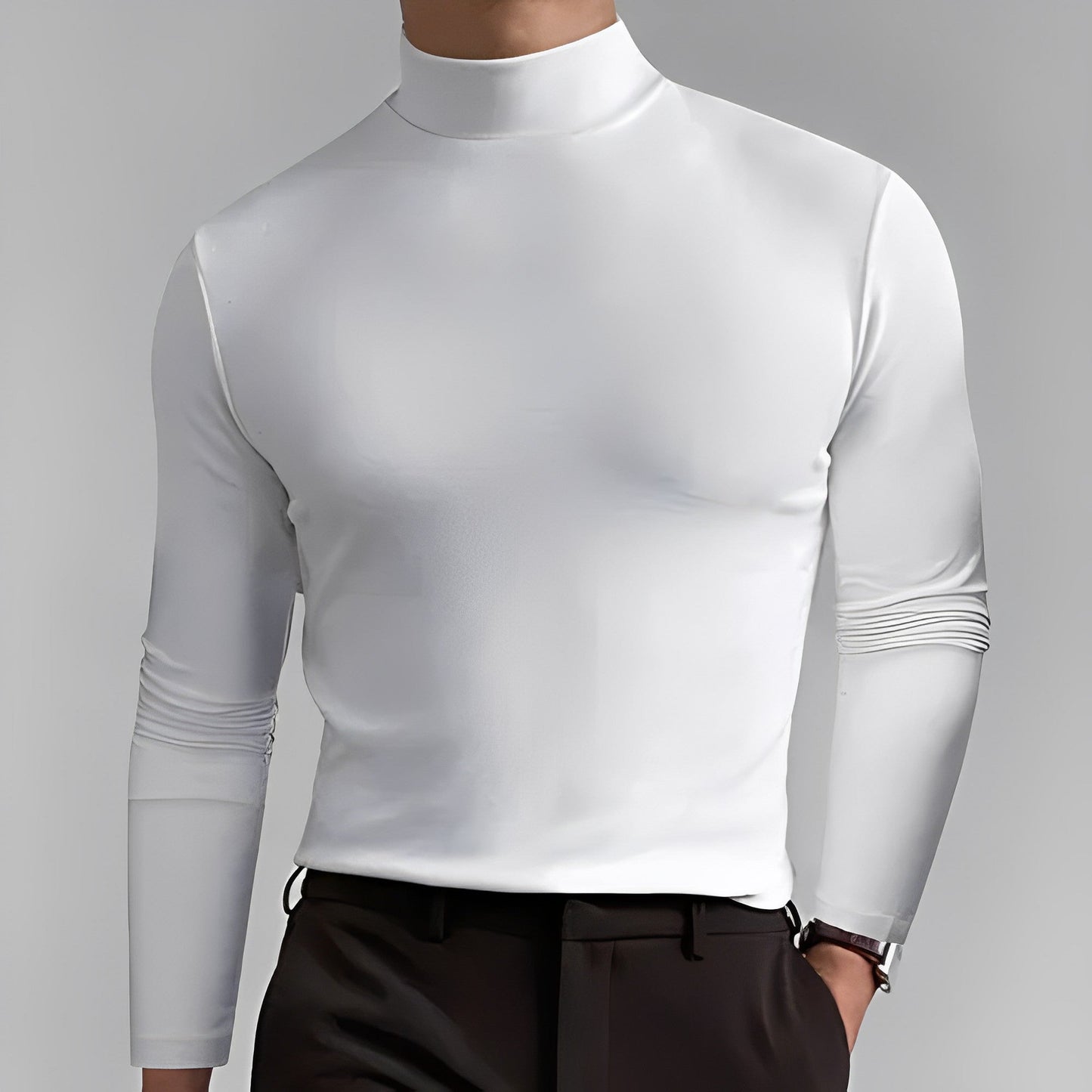 Koni | Hochgeschlossenes Herren-T-Shirt