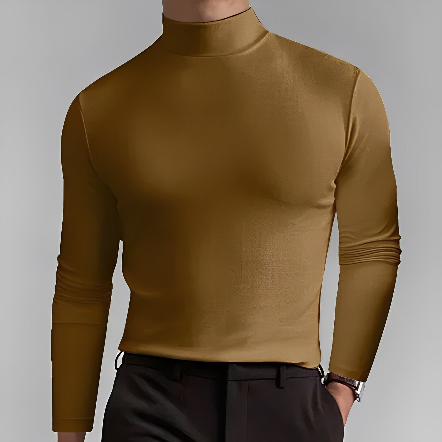 Koni | Hochgeschlossenes Herren-T-Shirt