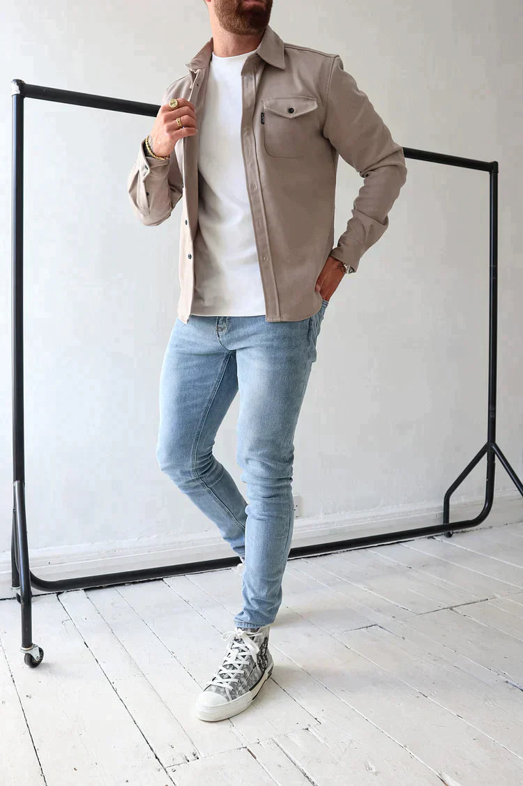 JEROME - HEMDJACKE MIT KNÖPFEN