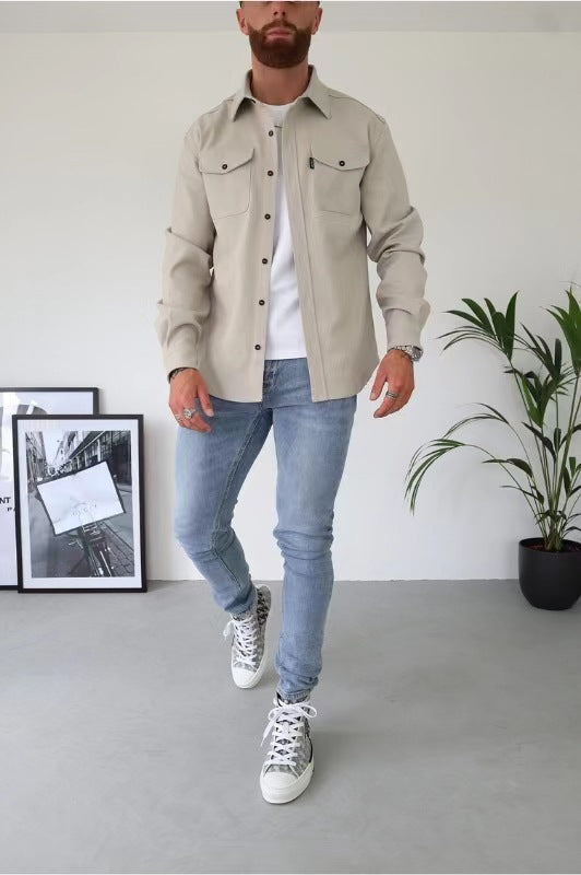 JEROME - HEMDJACKE MIT KNÖPFEN