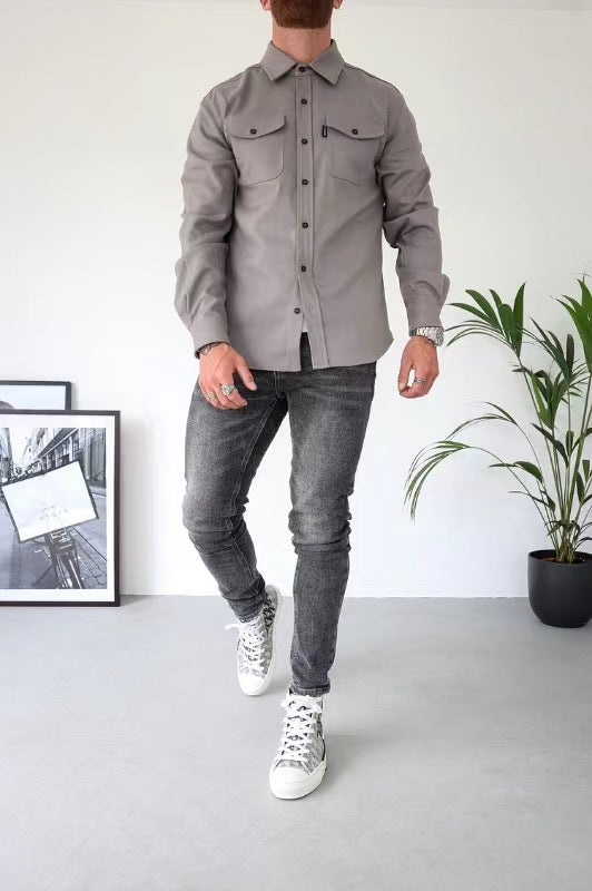 JEROME - HEMDJACKE MIT KNÖPFEN