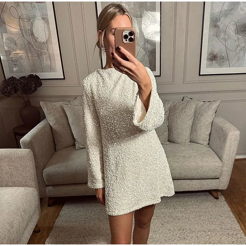 Glamour™ - Glitzerkleid mit Schleife