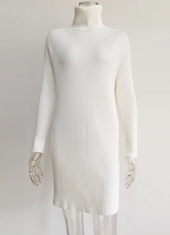 Celien™ | Strickkleid mit Kragen