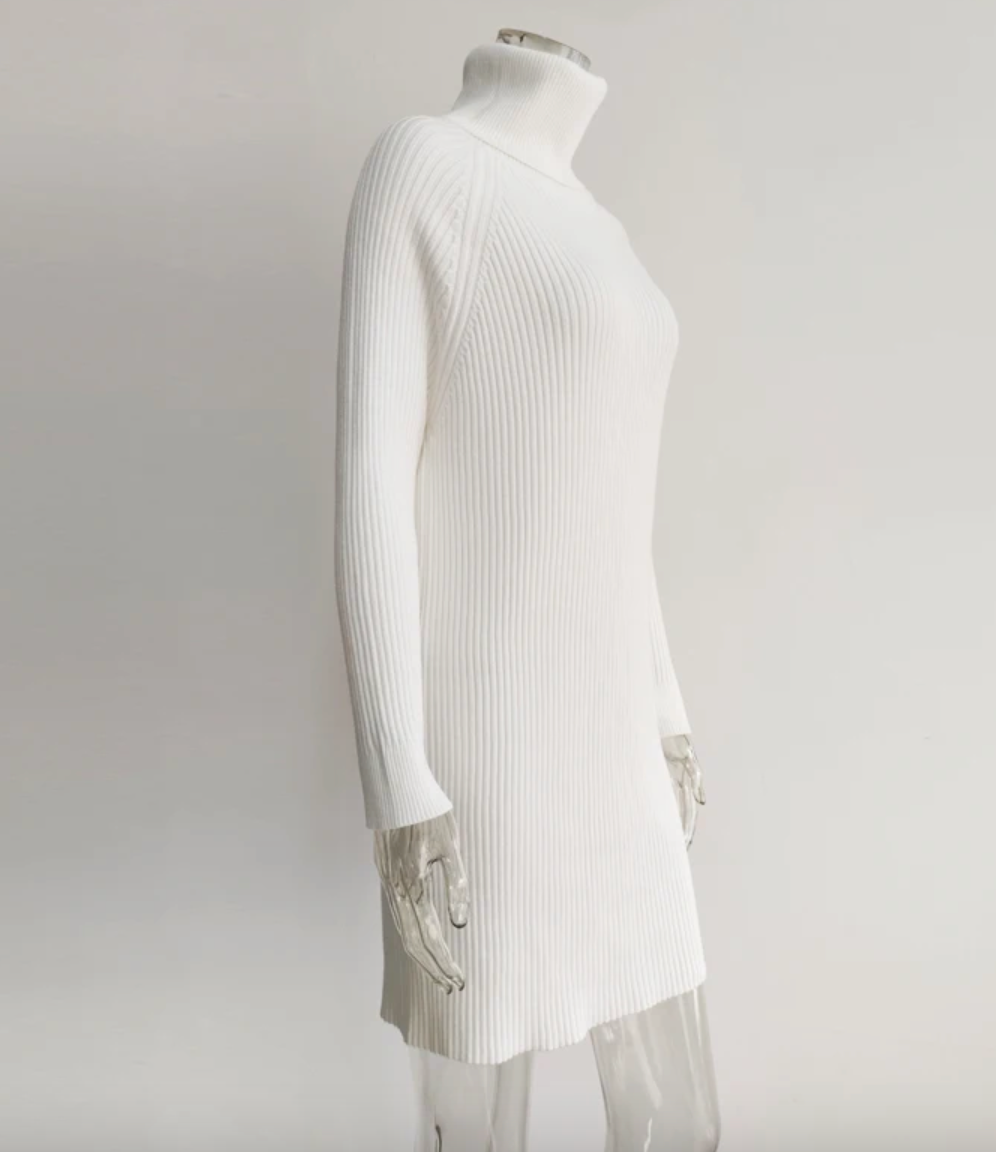 Celien™ | Strickkleid mit Kragen