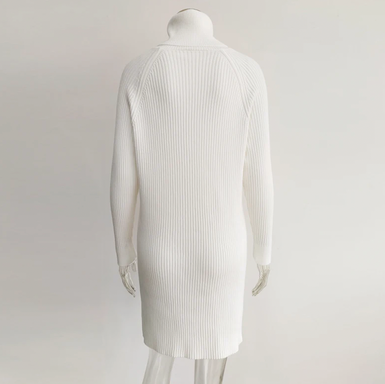 Celien™ | Strickkleid mit Kragen