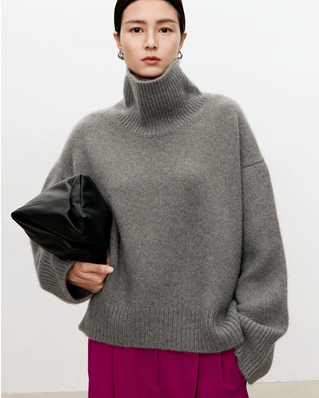 Aloa™| Luxus Kaschmirpullover Frauen Casual