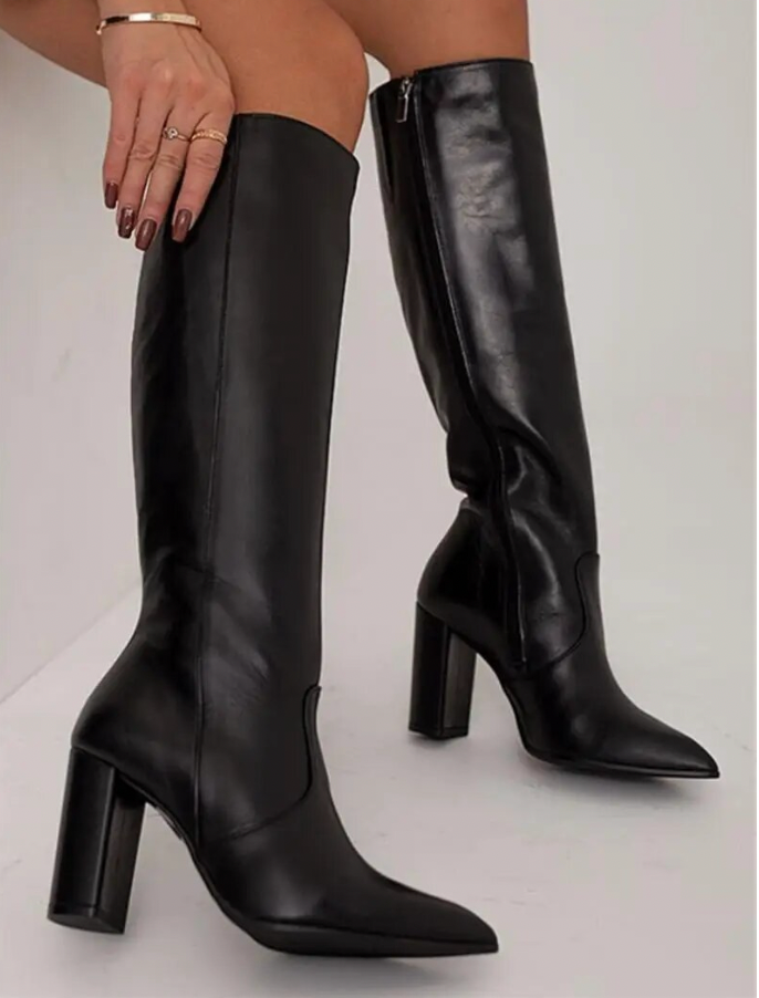 Lux™ - Hohe Stiefel mit Absätzen
