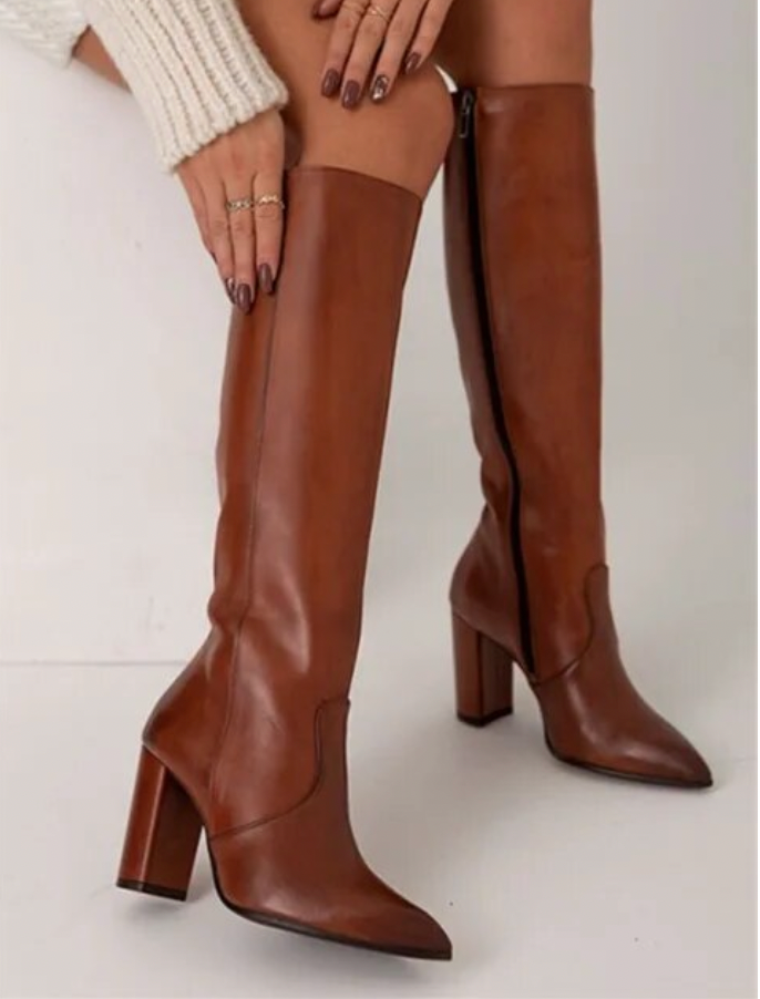 Lux™ - Hohe Stiefel mit Absätzen