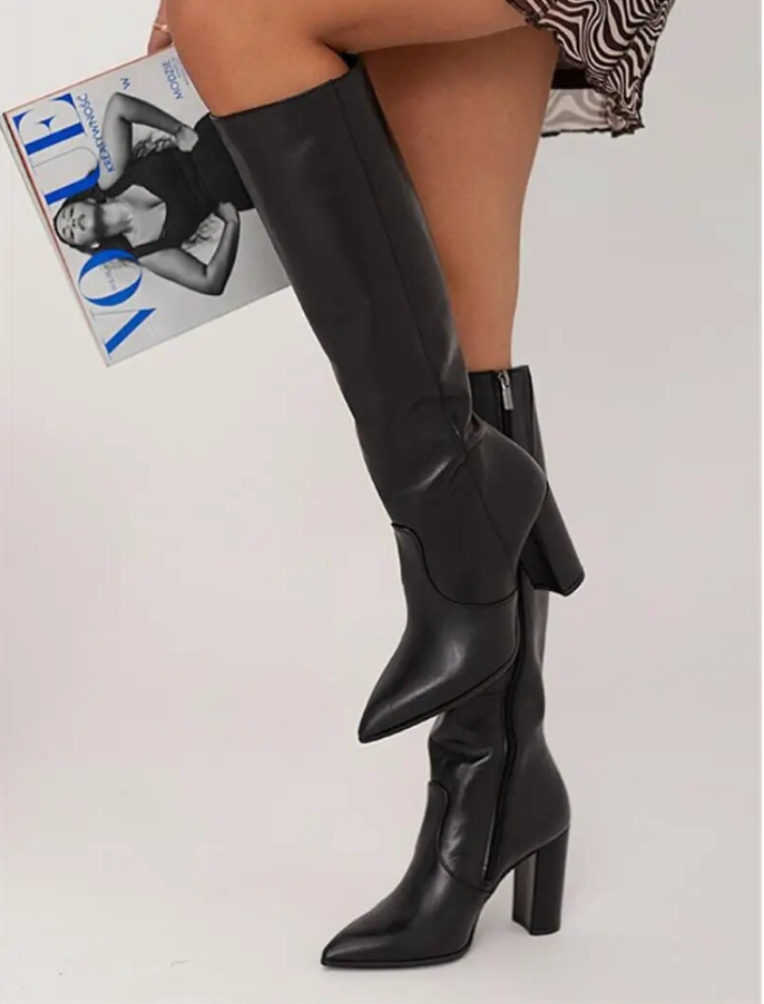 Lux™ - Hohe Stiefel mit Absätzen