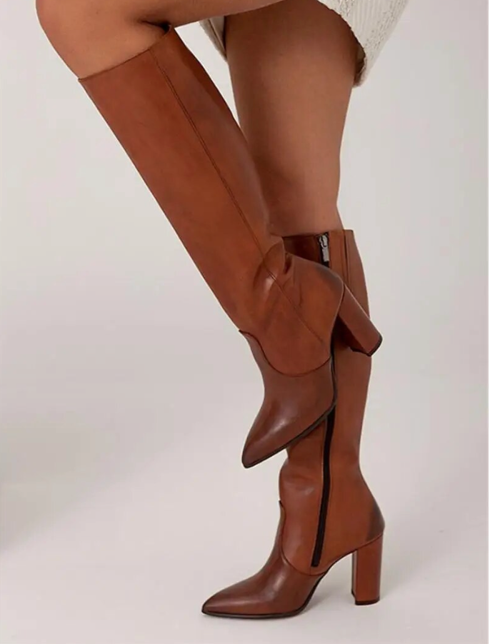 Lux™ - Hohe Stiefel mit Absätzen