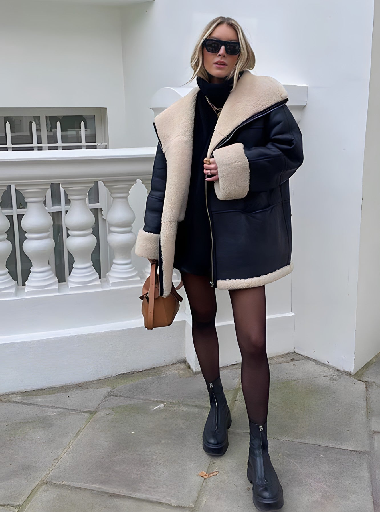 Luna™ - Lederjacke mit Wollfutter