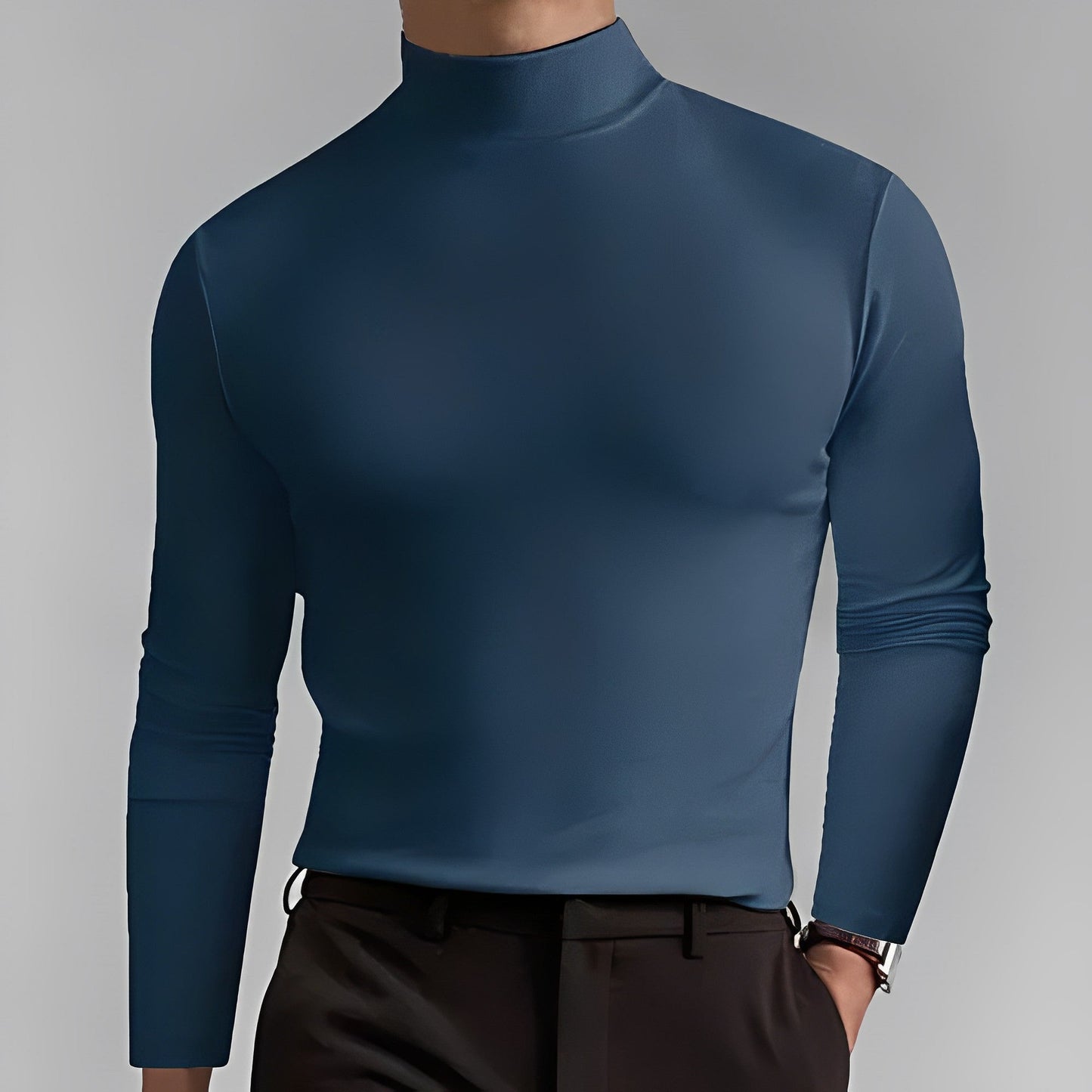 Koni | Hochgeschlossenes Herren-T-Shirt
