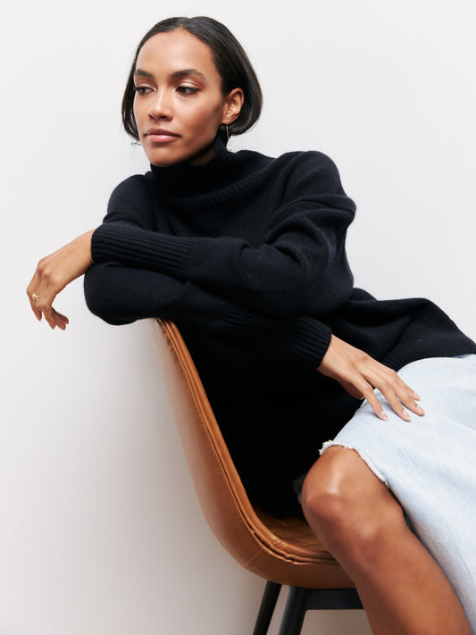 Fenza™| Rollkragenpullover Damen Casual
