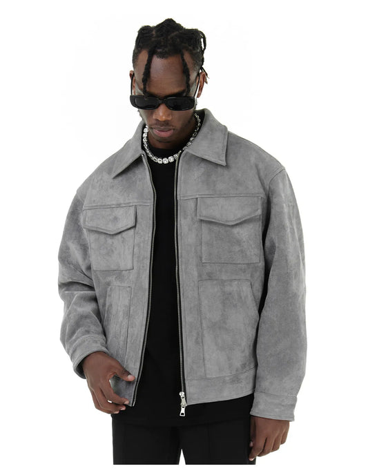 Drip | Herren-Wildlederjacke