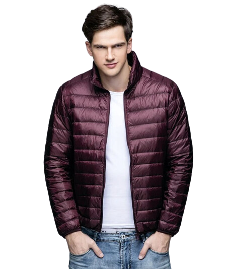 EDU™| ULTRALEICHTE DAUNENJACKE FÜR MÄNNER