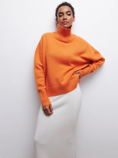 Fenza™| Rollkragenpullover Damen Casual