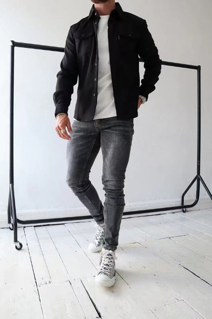 JEROME - HEMDJACKE MIT KNÖPFEN