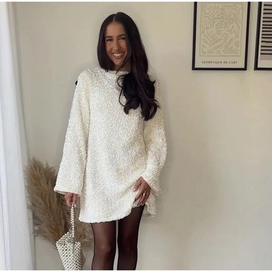 Glamour™ - Glitzerkleid mit Schleife
