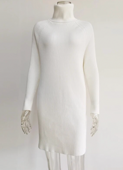 Celien™ | Strickkleid mit Kragen