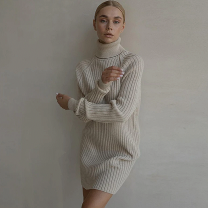 Celien™ | Strickkleid mit Kragen