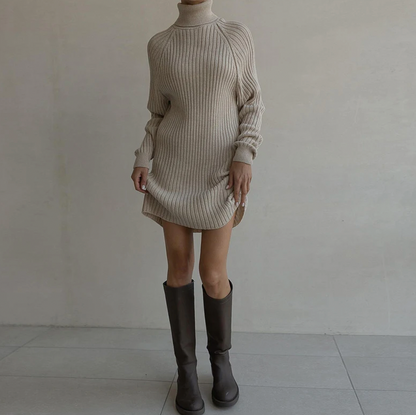 Celien™ | Strickkleid mit Kragen