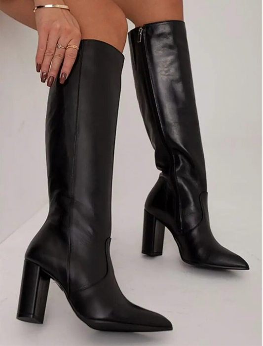 Lux™ - Hohe Stiefel mit Absätzen