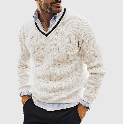 Ezla™ - Lässiger Pullover mit V-Ausschnitt